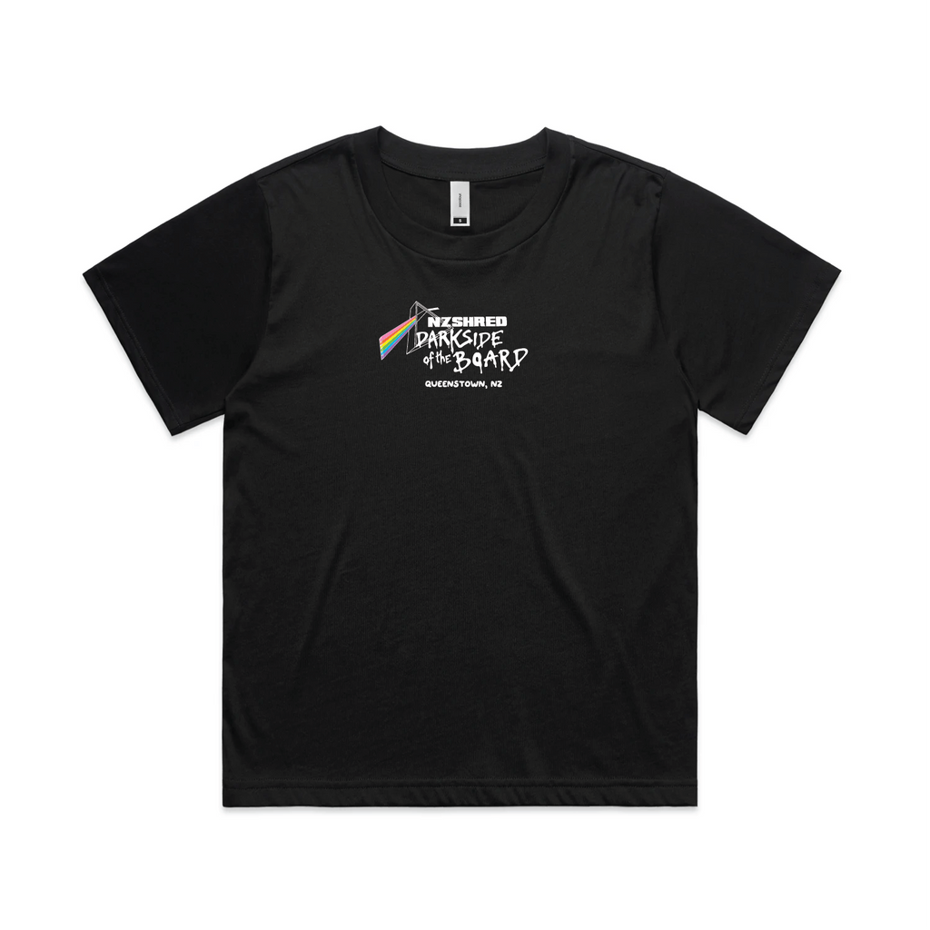 Women's NZShred "Darkside of the Board" Charity Crop Tee