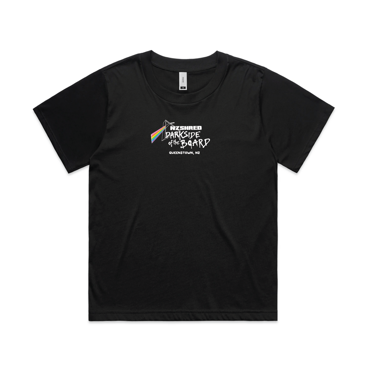 Women's NZShred "Darkside of the Board" Charity Crop Tee