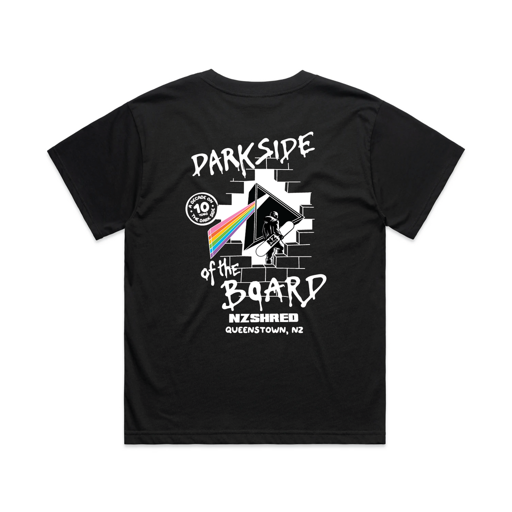 Women's NZShred "Darkside of the Board" Charity Crop Tee