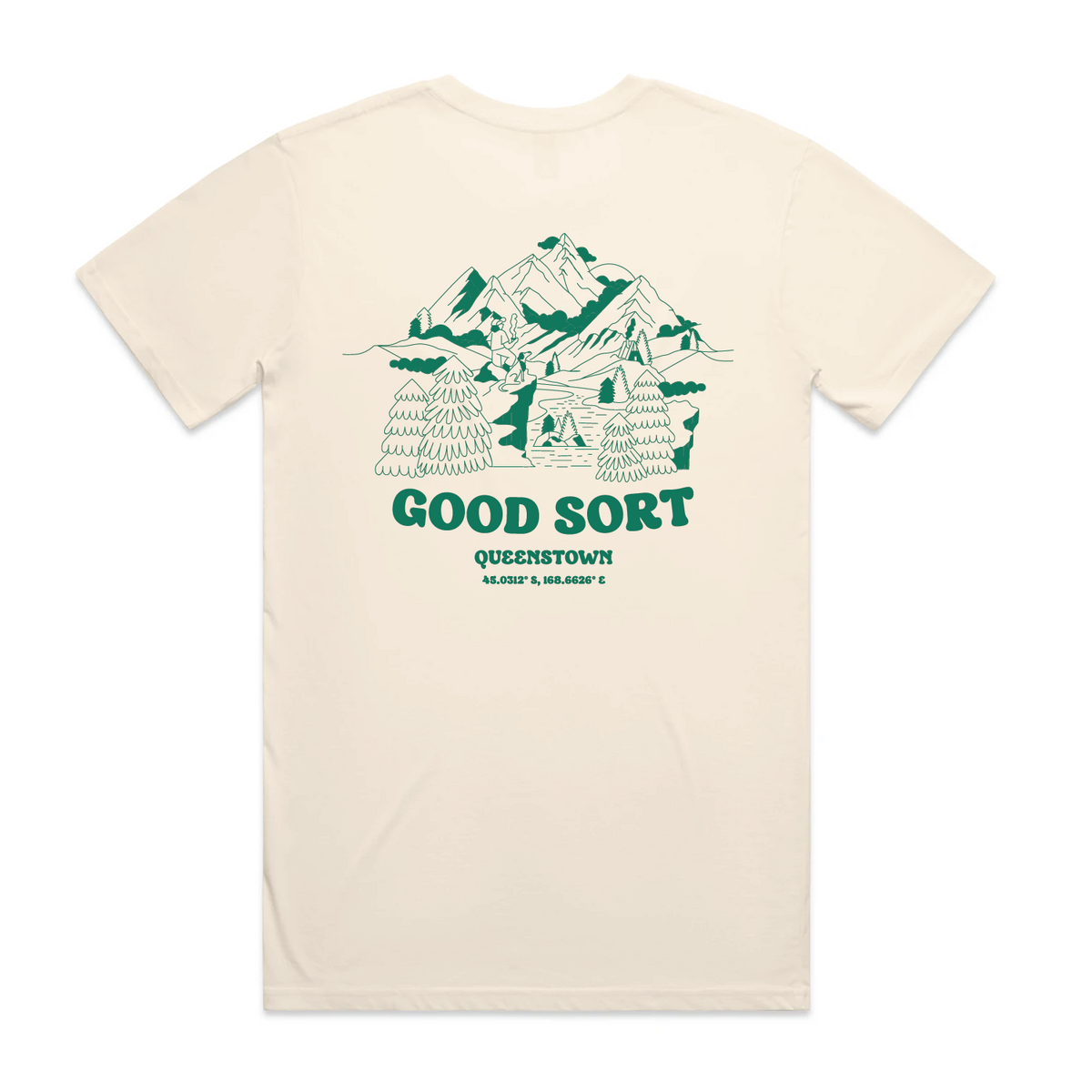 Men's Good Sort Queenstown Views - Premium Tee