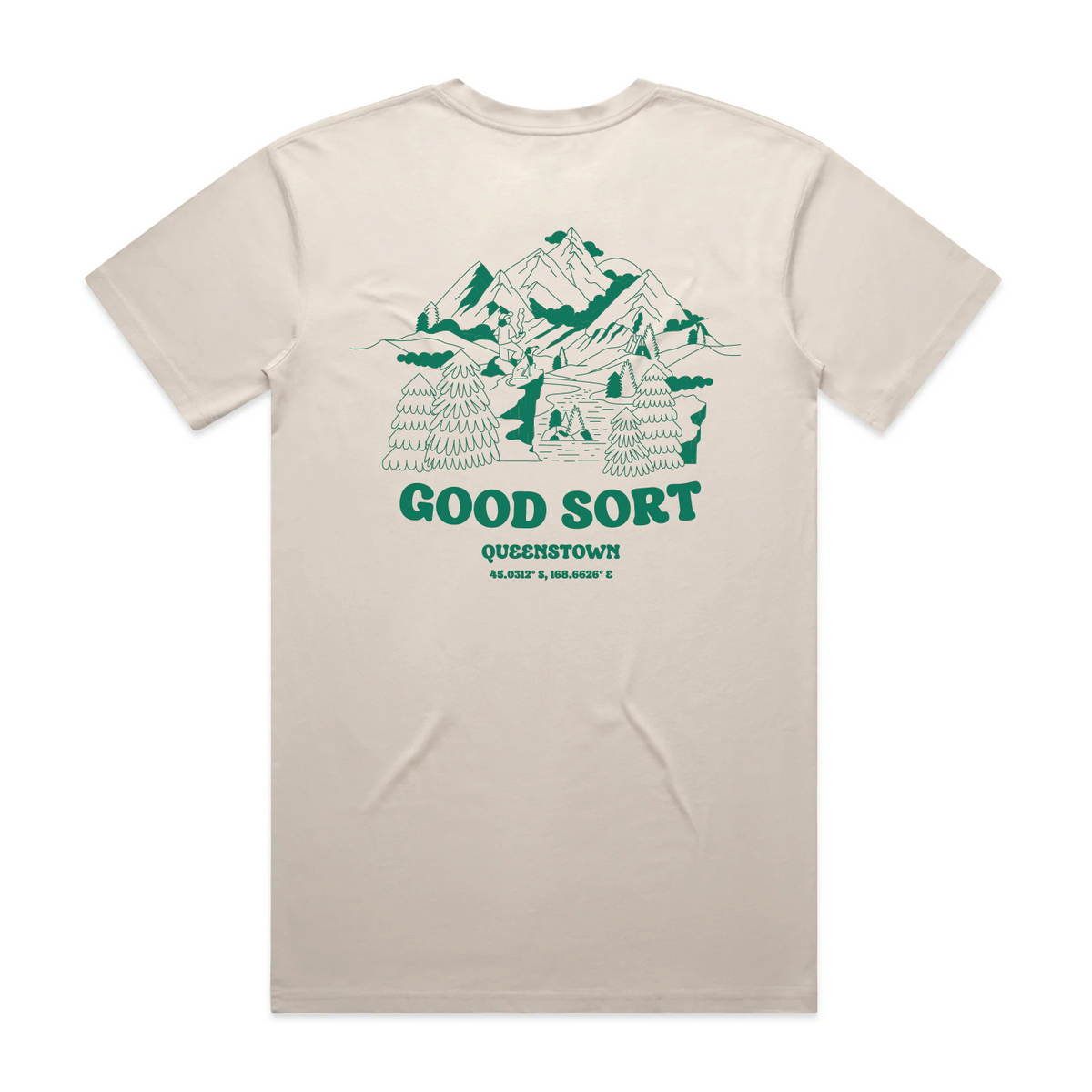Men's Good Sort Queenstown Views - Premium Tee