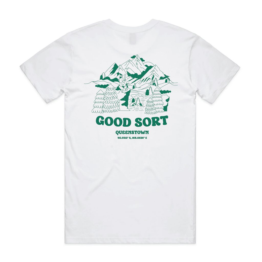 Men's Good Sort Queenstown Views - Premium Tee
