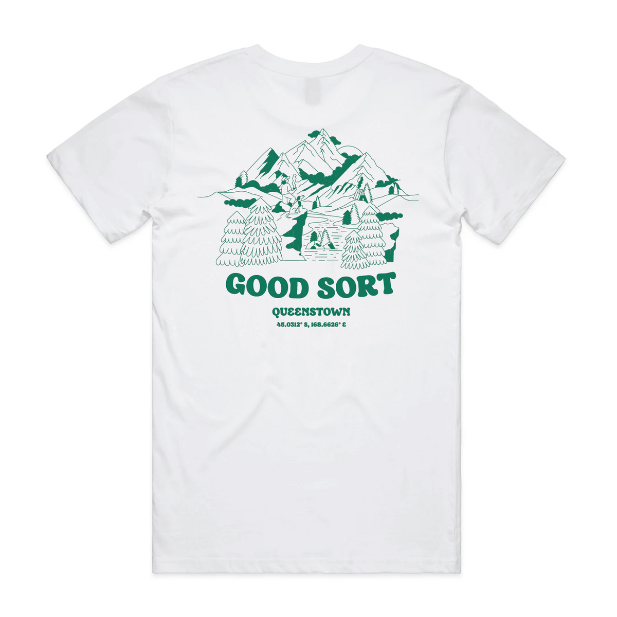 Men's Good Sort Queenstown Views - Premium Tee