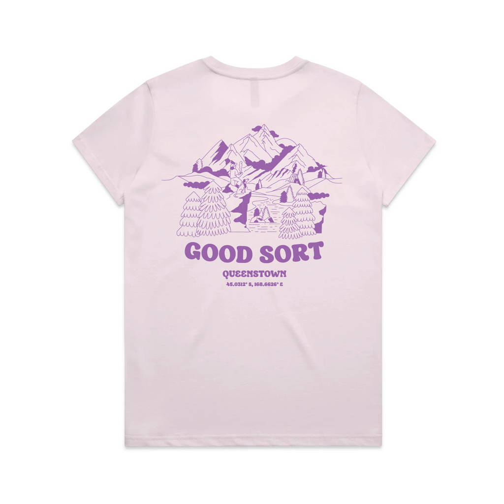 Women's Good Sort Queenstown Views - Premium Tee