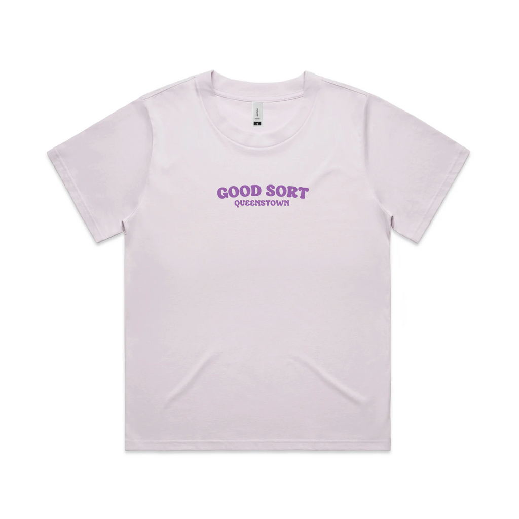 Women's Good Sort Queenstown Views - Premium Crop Tee