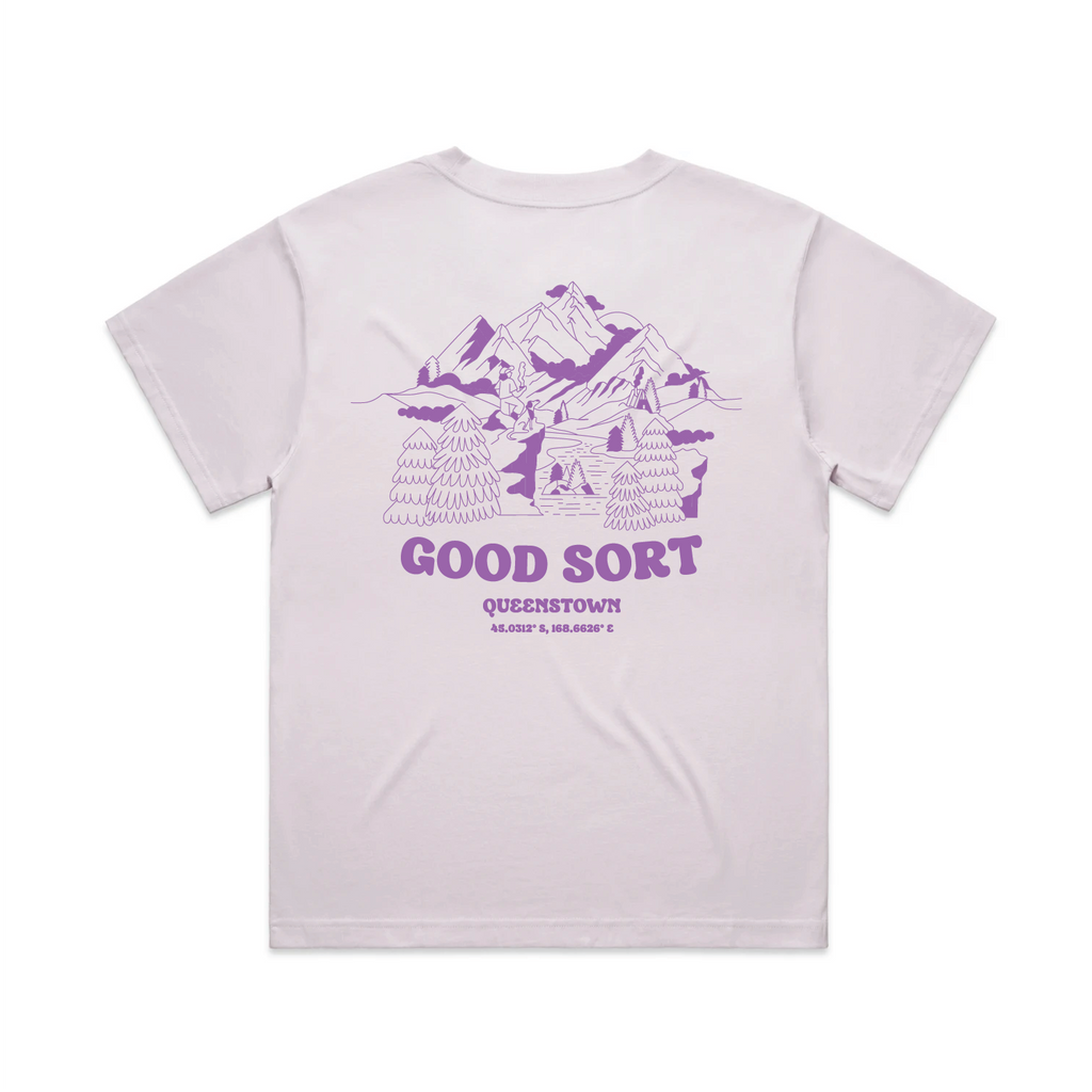 Women's Good Sort Queenstown Views - Premium Crop Tee