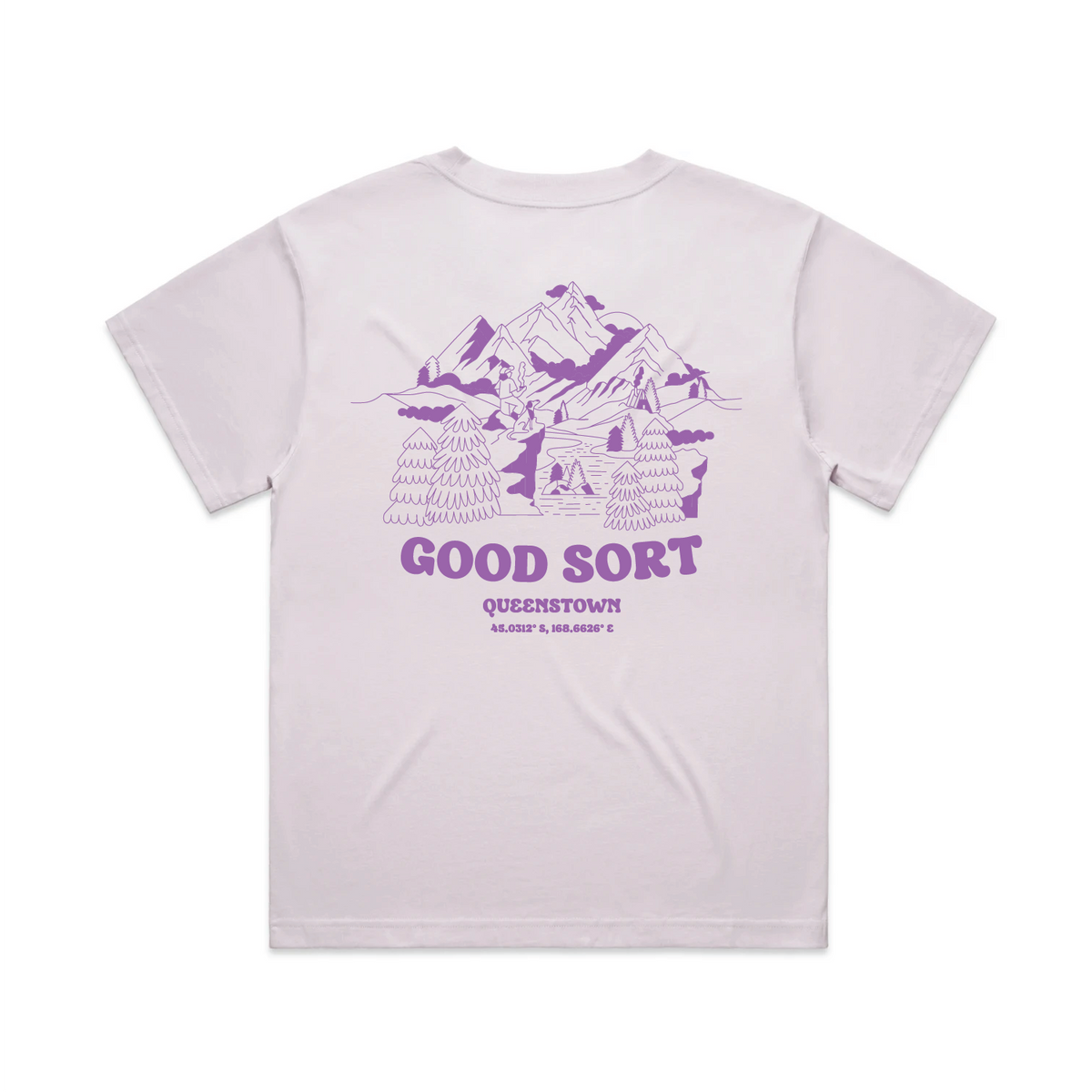 Women's Good Sort Queenstown Views - Premium Crop Tee