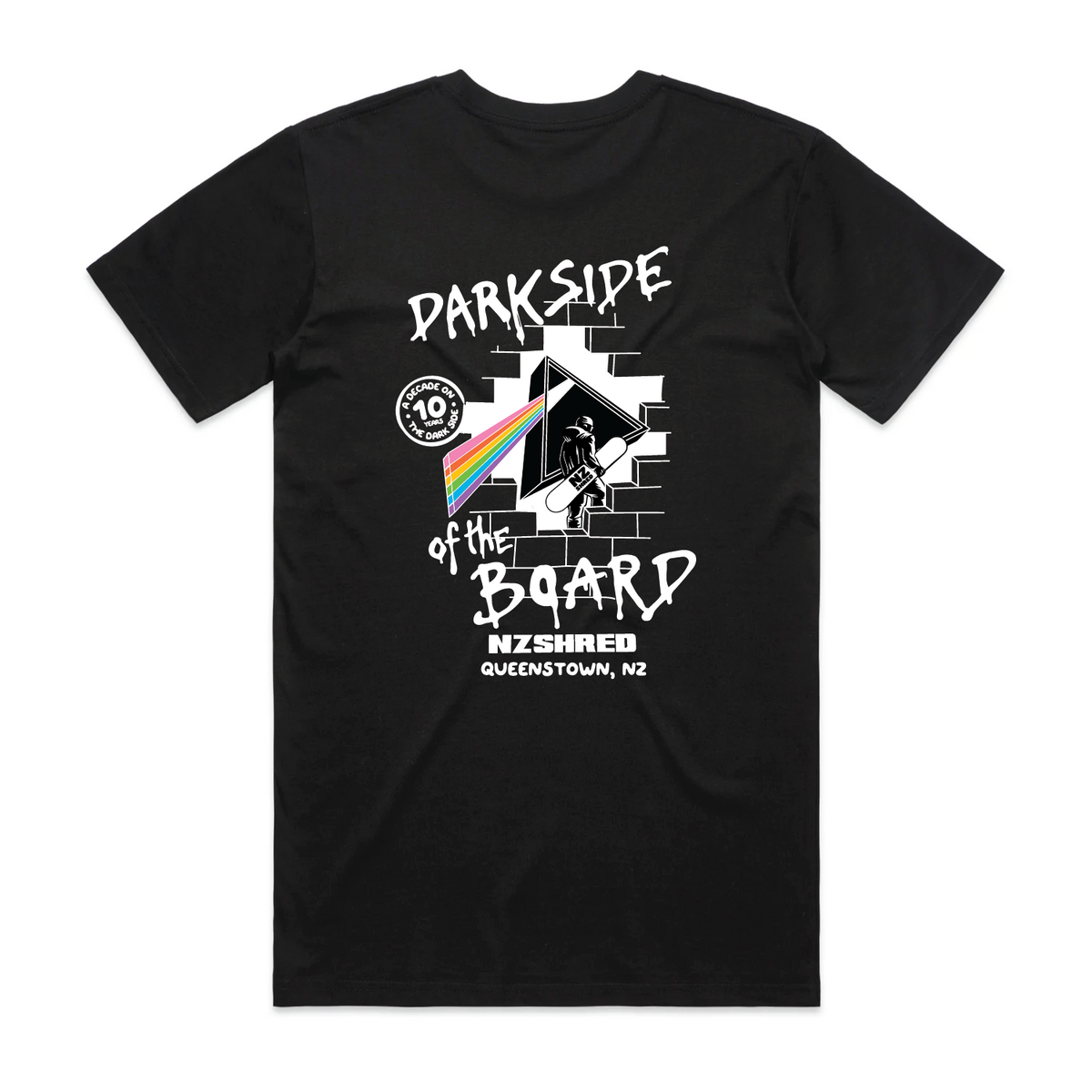 Men's NZShred "Darkside of the Board" Charity Tee